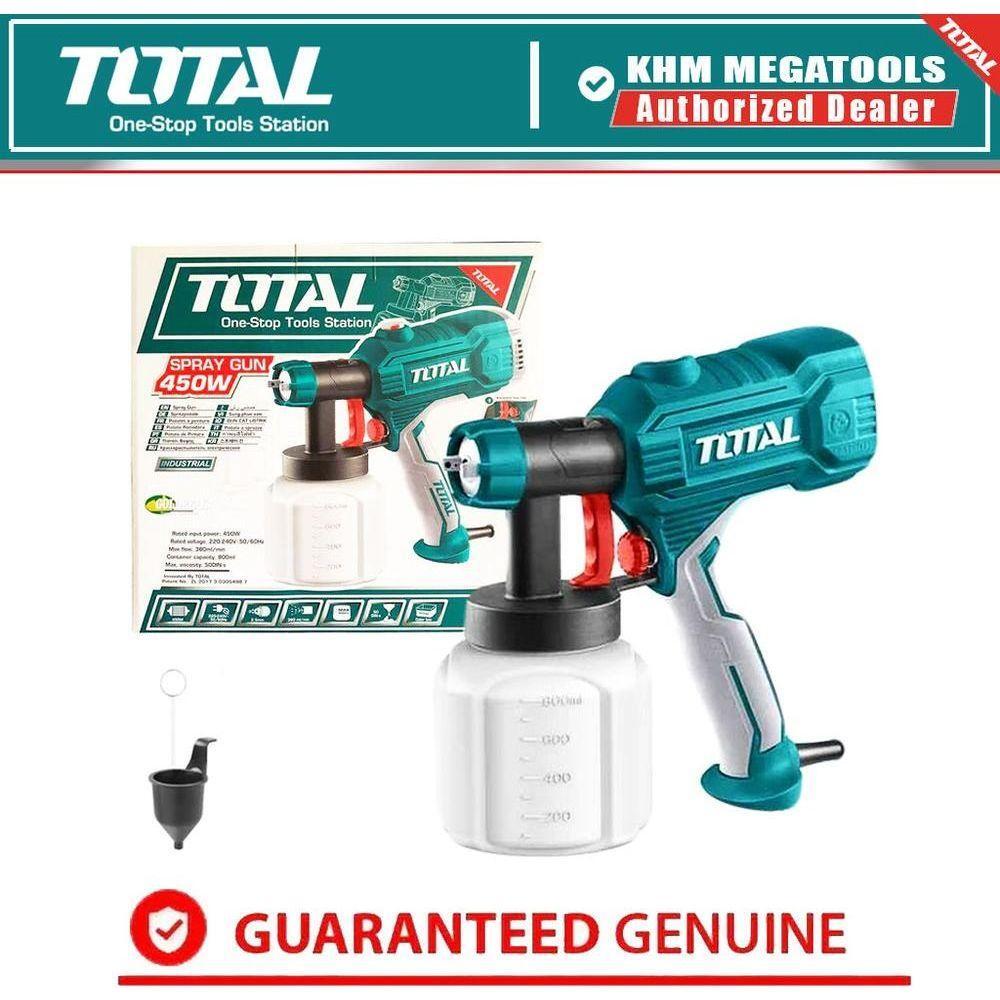 Total TT3506 Electric Paint Spray Gun 450W | Total by KHM Megatools Corp. Total TT3506 Electric Paint Spray Gun 450W | Total by KHM Megatools Corp.